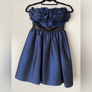 Aqua Dresses Strapless Cocktail Dress